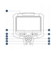 Kamera INSPEKCYJNA WARSZTATOWA ENDOSKOP 5M FULL HD LCD IPS do RUR SILNIKA