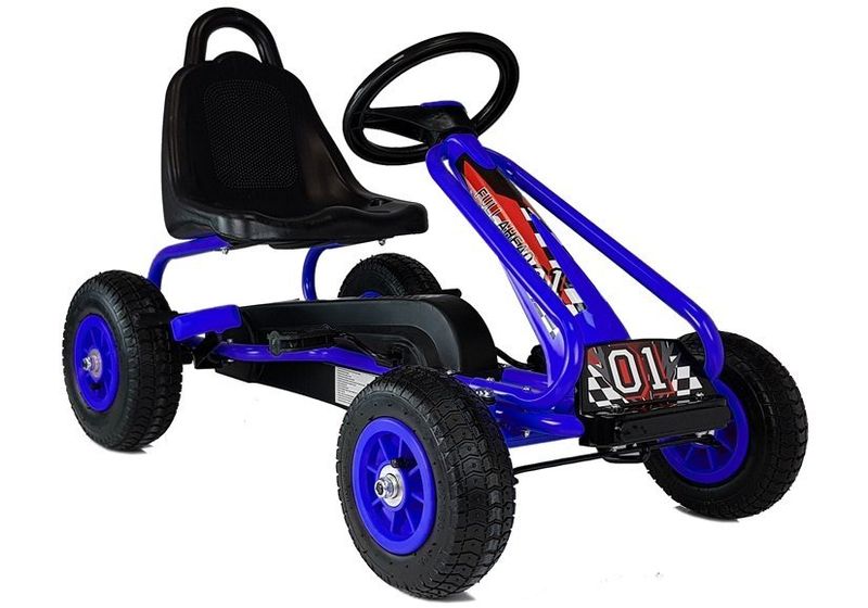 Gokart na Pedały G201 Niebieski zdjęcie 1