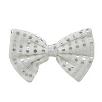 Mucha imprezowa biało srebrna