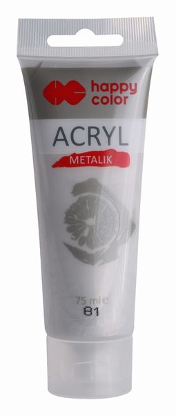 FARBA AKRYLOWA 75ML SREBRNY 9525 zdjęcie 1