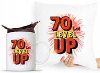 Zestaw Poduszka + Kubek Na Urodziny 70 70Te 70-Te Z Nadrukiem Ze Zdjęciem