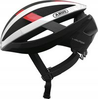 Kask rowerowy Abus Viantor szosa gravel czerwony czarny biały r. L 58-62 cm