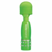 bodywand glow in the dark wand massager green - masażer świecący