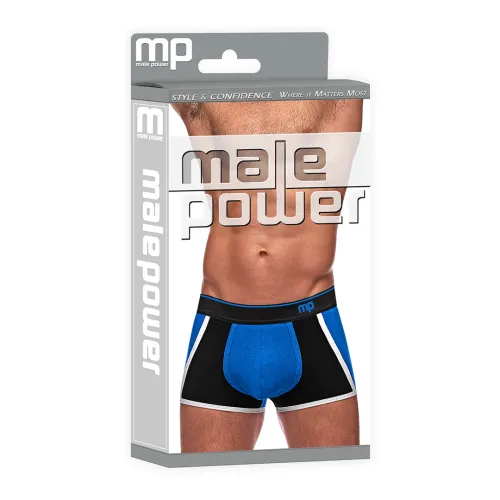 male power szorty retro xl czarne - bawełna z dodatkiem spandexu na Arena.pl