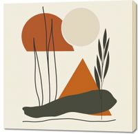 Obraz 100x100cm Beżowe Spojrzenie