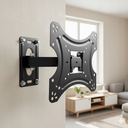 MOCNY UCHWYT WIESZAK DO TV LCD TELEWIZORA ŚCIENNY 10"-43" UNIWERSALNY na Arena.pl