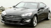 Hyundai Genesis Coupe -Chromowane Listwy Grill Chrom Atrapy Zderzaka Tuning
