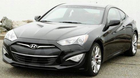 Hyundai Genesis Coupe -Chromowane Listwy Grill Chrom Atrapy Zderzaka Tuning zdjęcie 1