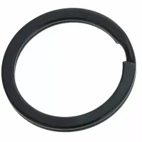 Kółko do Kluczy do Breloczka DIY Czarne Matowe Duże 35 mm 1 sztuka Ring BL