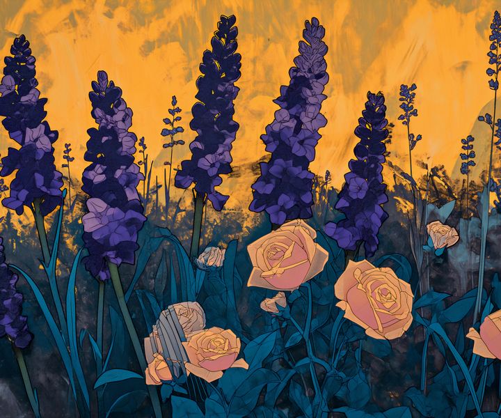 Plakat 60x50cm Złoty Ogród zdjęcie 1
