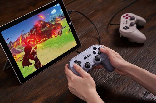 Kontroler 8BITDO Pro 2 Wired Gamepad Szary na Arena.pl