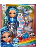 Rainbow High Lalka Fashion Błyszcząca Skyler Bradshaw Blue Slime Zwierzątko