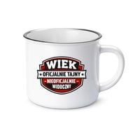 Wiek - oficjalnie tajny, nieoficjalnie widoczny - kubek na ŚMIESZNY prezent