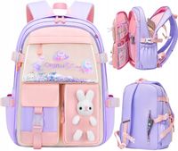 PLECAK SZKOLNY TORNISTER DLA DZIEWCZYNKI POJEMNY DUŻY KLASA 4-6