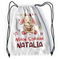 Plecak Sportowy Szkolny Dla Natali Córki Dziecka Z Nadrukiem Ze Zdjęciem