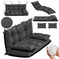 DUŻA PODUSZKA NA HUŚTAWKE ŁAWKE OGRODOWA 150x60x50 CM WODOODPORNA XXL