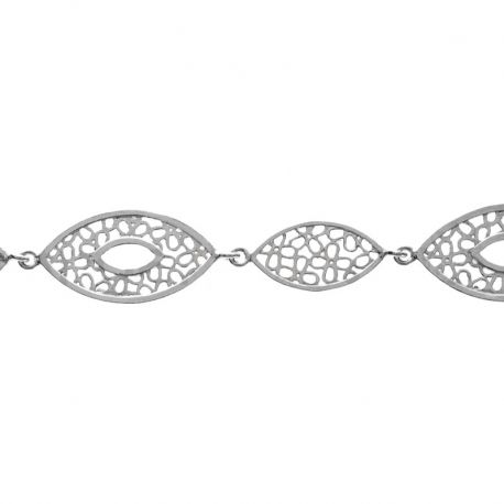 SREBRNA BRANSOLETKA AŻUROWE ŁEZKI KWIATY SREBRO PRÓBY 925 na Arena.pl