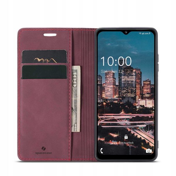 Spacecase Wallet Galaxy A14 5G Red zdjęcie 14