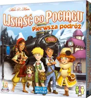 Gra dla dzieci Wsiąść do Pociągu Pierwsza Podróż - z uproszczonymi zasadami