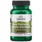 SWANSON Palma Sabałowa Beta-Sitosterol 30 kaps.