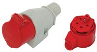 gniazdo izolacyjne stałe 32a 400v czerwone 3p+z ip44 - ex-tgn-126