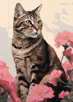 Plakat 25x35cm Portret Kociej Duszy