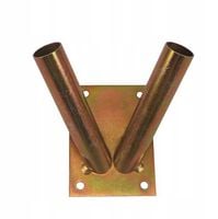 uchwyt do flagi podwójny oc. żółty - uch fl 2 m