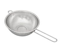 Cedzak z rączką durszlak stalowy ZAIRA 19,5 cm stal nierdzewna