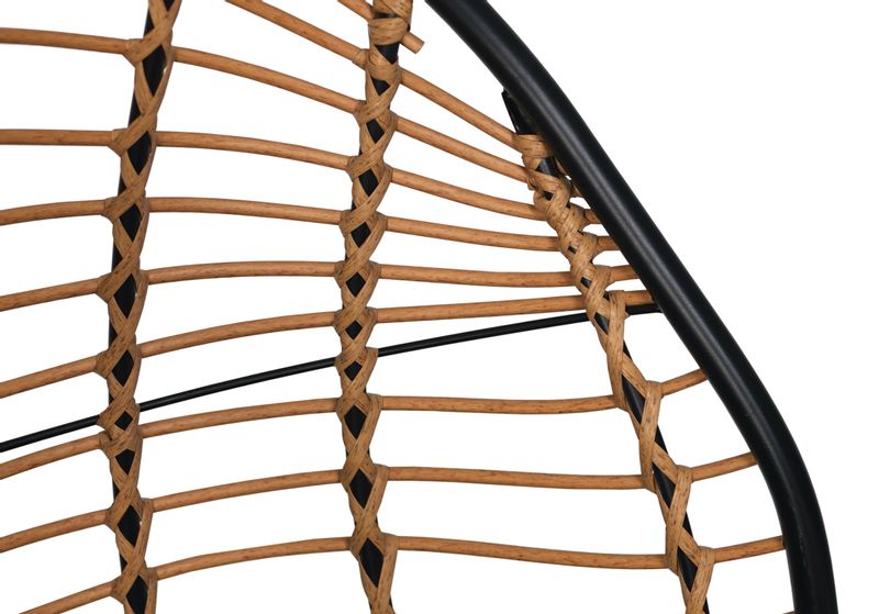 Fotel Wiszący do OGRODU SUN Antracyt / Czerń Kokon Huśtawka Wolnostojący . zdjęcie 4