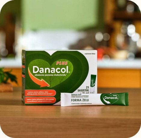 Danacol Plus w żelu na obniżenie cholestereolu smak cytrusowy 3x21 saszetek na Arena.pl