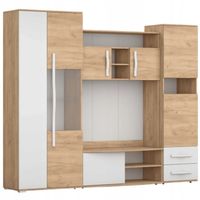 Meblościanka LAURA MINI 240 stylowa praktyczna funkcjonalna PRODUCENT PL