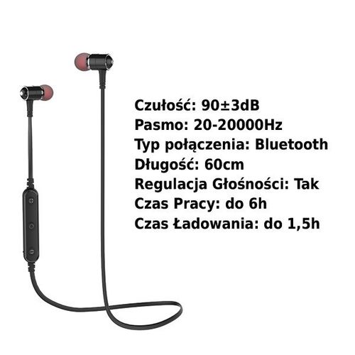 AWEI słuchawki stereo Bluetooth B930BL czarny/black na Arena.pl