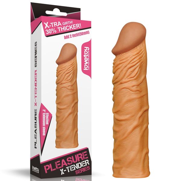 Nakładka Pleasure X-Tender +5Cm  Lovetoy zdjęcie 2