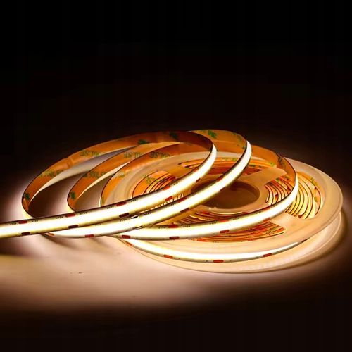 Taśma LED COB 320 diod/m 9.8W/m Biały neutralny 4000K IP20 12V 8mm 5m na Arena.pl