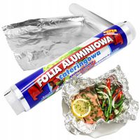 FOLIA ALUMINIOWA SPOŻYWCZA GRUBA GASTRONOMICZNA CATERINGOWA rolka 60 metrów