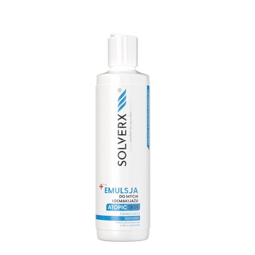 SOLVERX Atopic Skin Emulsja do mycia i demakijażu twarzy i oczu 200 ml na Arena.pl