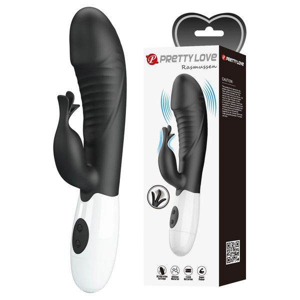 Pretty Love Rasmussen Dual Vibrator (Black Edition) zdjęcie 1