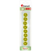 magnesy okrągłe buźki 20 mm 8 sztuk titanum