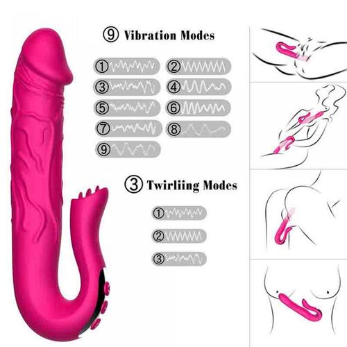 realistic tongue stimulating dildo vibrator na Arena.pl