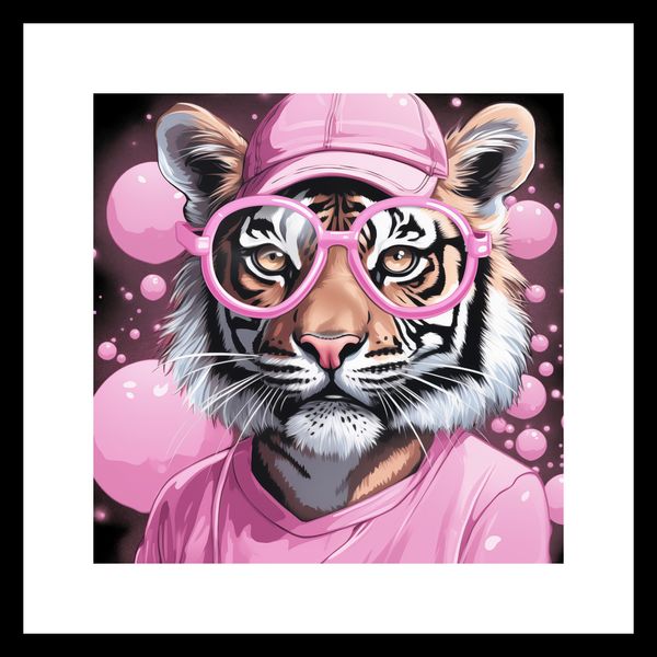Plakat 30x30cm Ludzki Tygrys zdjęcie 3