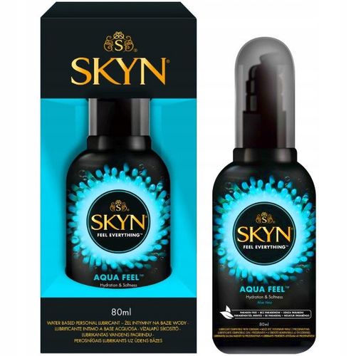Żel intymny SKYN AQUA FEEL Aloes + Wit. E 80ml na bazie wody nawilżający na Arena.pl