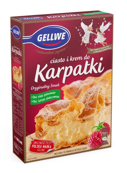 Gellwe Ciasto + krem do karpatki 340g zdjęcie 1