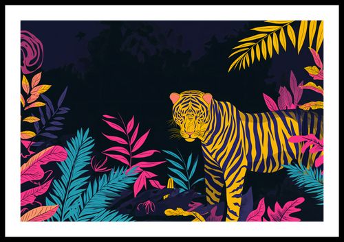 Plakat 60x40cm Tygrys w Rozdarciu na Arena.pl