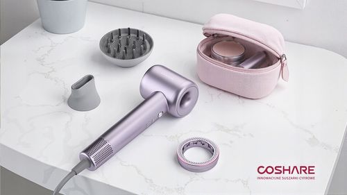 Mocna Suszarka do Włosów COSHARE EssenceRing SuperFlow1 PRO Jonizacja na Arena.pl