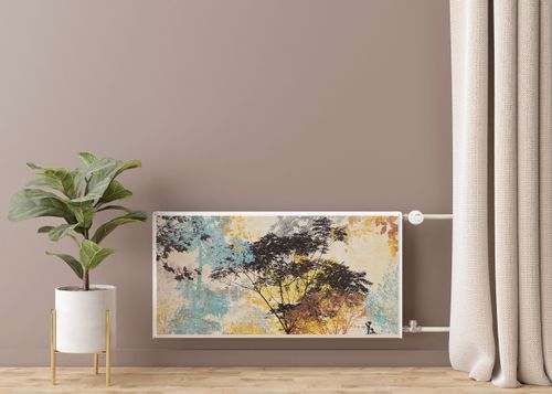 Osłona MAGNETYCZNA NA Kaloryfer Malowane Drzewa Vintage 80cm x 60cm na Arena.pl