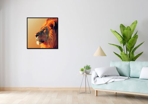 Plakat 70x70cm Król na Arena.pl