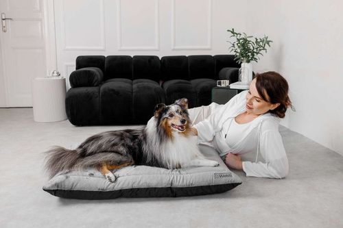 PLUSZOWE legowisko dla psa spanie łóżko Welsti duże 100x70 puszyste na Arena.pl