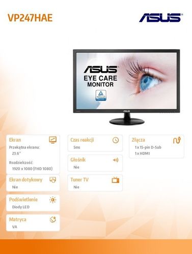 Monitor 24 VP247HAE na Arena.pl