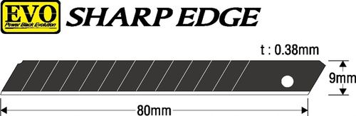 Nóż segmentowy 9mm KDS Japan S-11B Slim Silver na Arena.pl