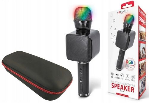 MIKROFON KARAOKE GŁOŚNIK BLUETOOTH FOREVER SD USB na Arena.pl
